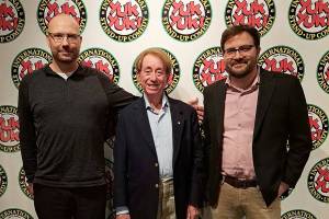 Garry Yuill (left) is seen with Yuk Yuk&rsquo;s founder Mark Breslin (centre) and Eric Lapointe in this undated image. Yuill, who co-owned Yuk Yuk&rsquo;s Surrey with Lapointe, died suddenly in March.