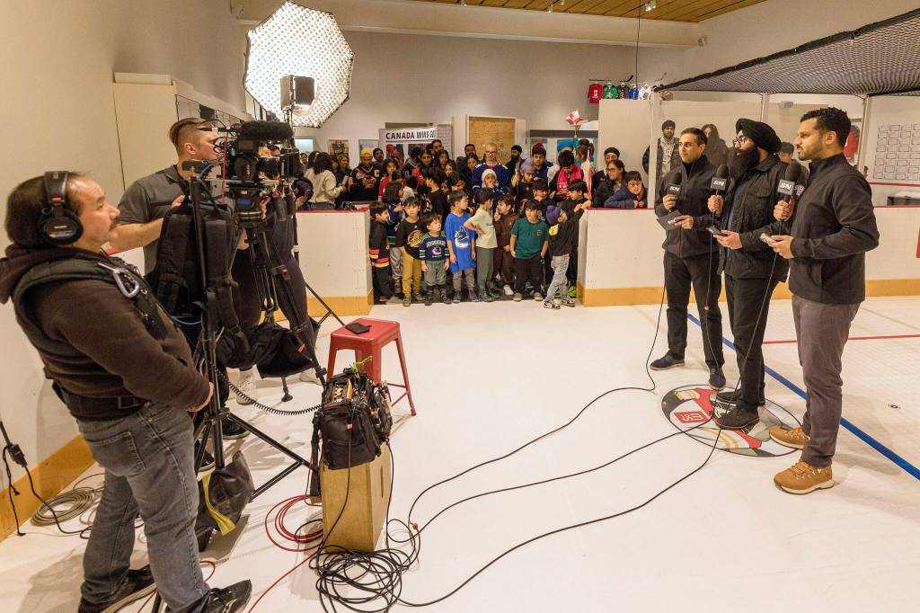 Cloverdale played host to Hockey Day in Canada in Punjabi